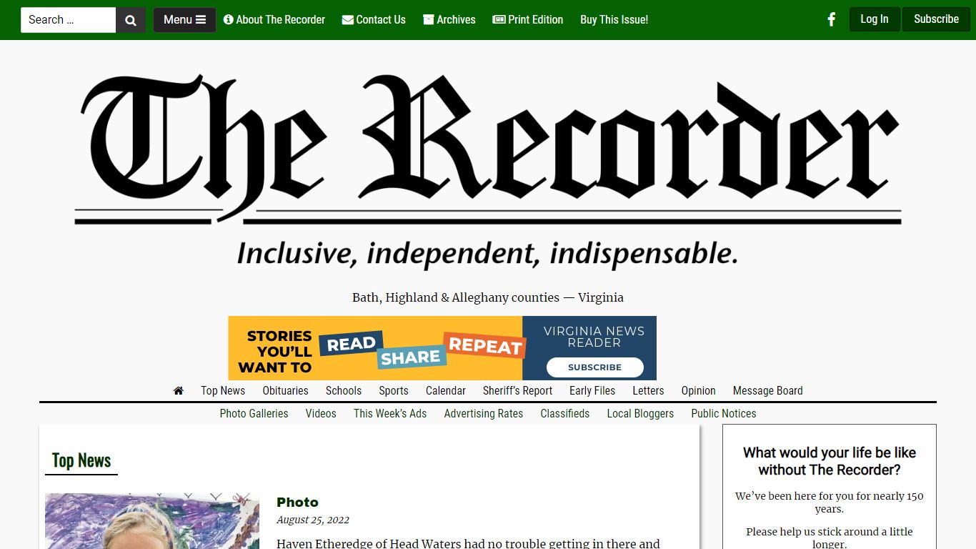 The Recorder Online