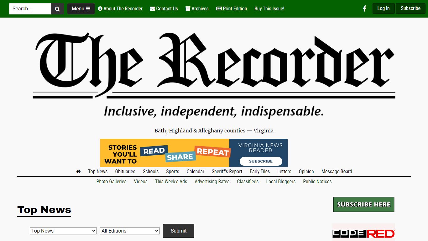 Top News - The Recorder Online
